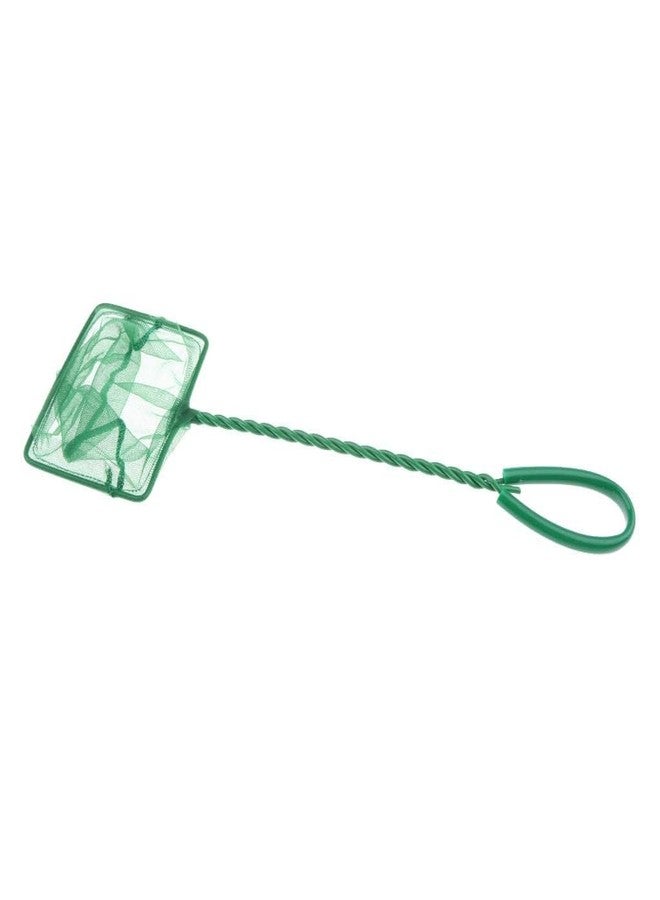 TRADESK Anky Green Portable Long Handle Square Aquarium Fish Tank Fishing Net 4inch - Image 5